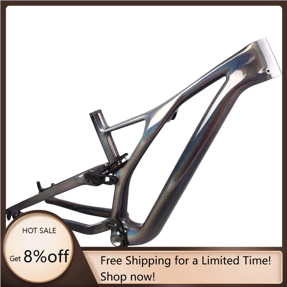 

STLF Airwolf Carbon Mountain Bike Frame MTB Frame Boost XC Full Suspension Frame Max 3.0 Tire