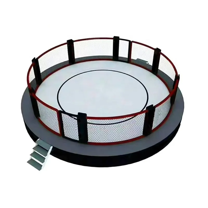 Custom Black Wall-Mounted MMA Cage For Outdoor Training
