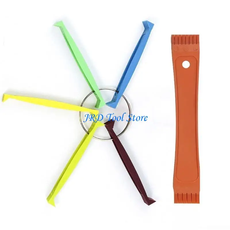 A2UD 6Pcs Fin Comb Condenser Fin Straightener Air Conditioner Fin Comb Radiators Repair Tool Set for Straighten Evaporators