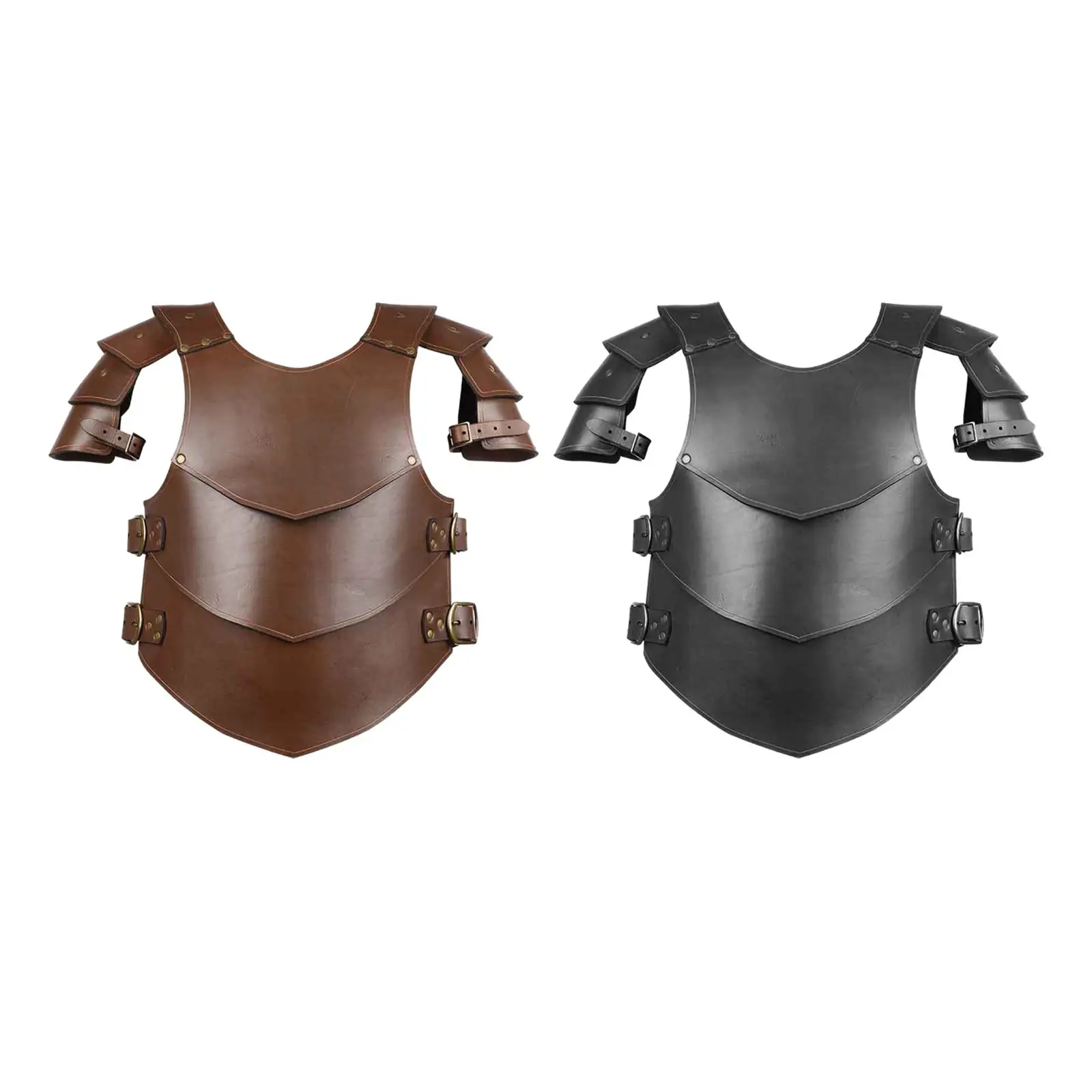 Chest Shoulder Harness Knight Costume Decors Samurai Harness Shrug Armors for Knight Adults Men Women Role Play Accessory