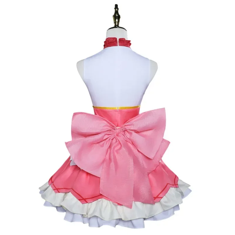 Kostium Cosplay Anime Magical Girl Puella Magi Madoka Magica Kaname Madoka Sukienka Karnawałowa na Halloween dla Kobiet