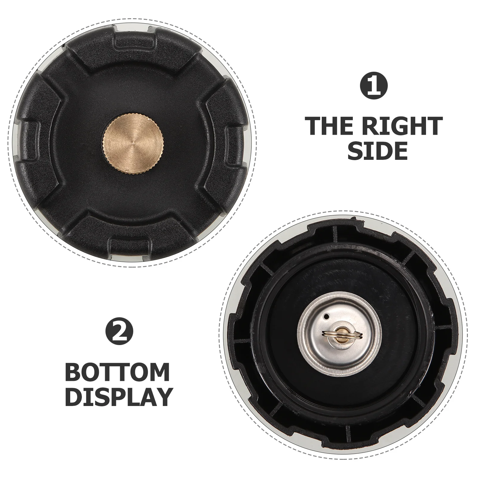 

Universal Fuel Tank Cap Cover for Boat Engine Plastic Durable Marine Fuel Tank Lid Leak Proof Boat Engine Accessory