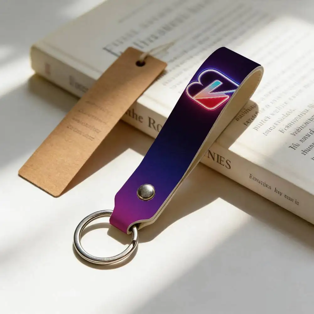 For Logo Bridgestone PU Leather Motorcycle Keychain Universal Motorbike Key Ring Holder For Riders Men Gift