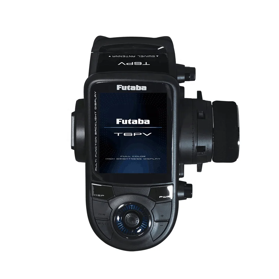 Futabaa T6PV 6-Kanal-Fernbedienung, Hochgeschwindigkeits-2,4-G-Fernempfang mit R404SBS-Empfänger für RC-Cars, RC-Boote, Modell-Rennzeit