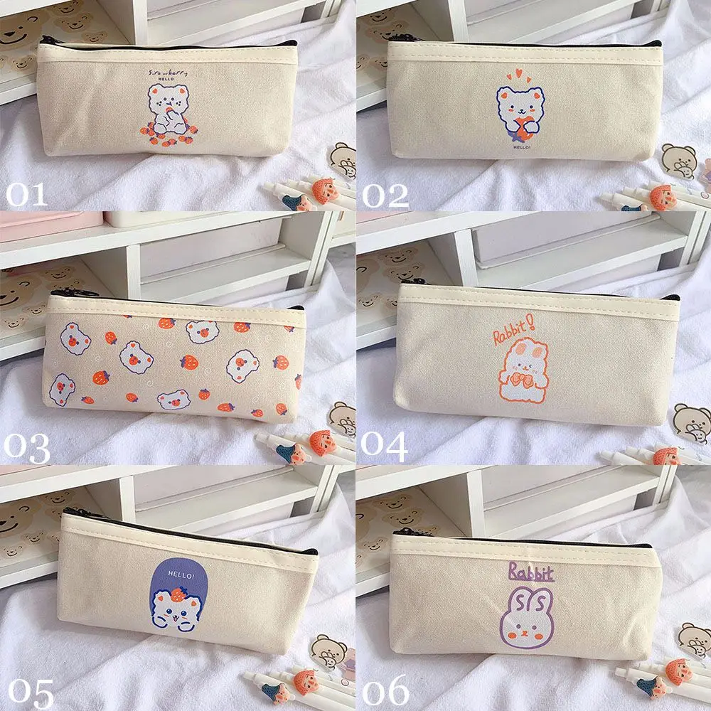 Capacity Kawaii Office Supplies Trousse School Supplies Makeup Bags Stationery Pen Case Large Pencil Case Bear Pencil Bags