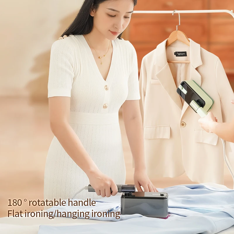 التحكم في درجة الحرارة آلة الكي الجاف والرطب الكي المسطح المعلق الكي ثنائي الغرض مكواة البخار المحمولة القابلة للطي