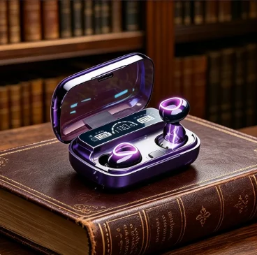 Bluetooth headset M10 hands-free LED Dispay headset Bluetooth HiFi stereo music wireless earplug game headset