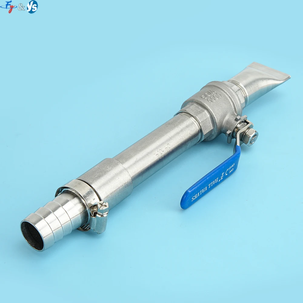 Duckbill Flushing Sprinkler With Switch Agricultural Irrigation Garden Watering Car Washing High Pressure Nozzle