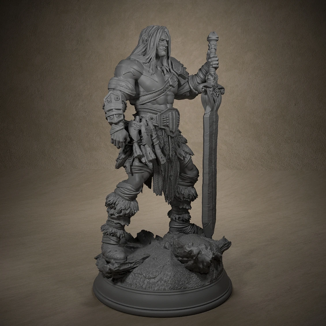 Oovur Miniature Models Dungeons and Dragons 3D Printing Resin Unpainted Tabletop Miniatures Suitable for Pathfinder