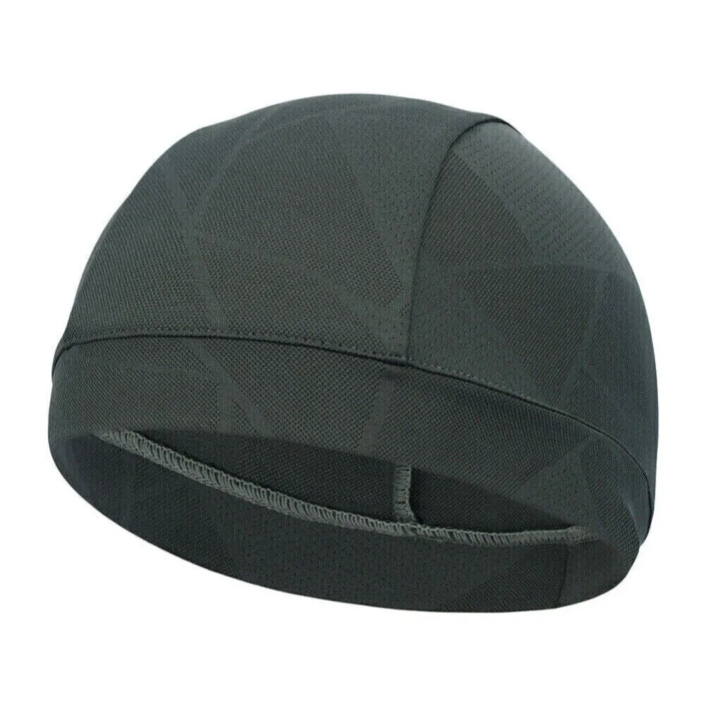 الرجال التبريد قبعة الجمجمة المضادة للأشعة فوق البنفسجية دراجة الدراجات تشغيل الرياضة العرق فتل خوذة بطانة قبعة صغيرة تنفس أشرطة رأس