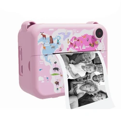 Cámara Digital instantánea con papel de impresión para niños, videocámara de vídeo para selfies, regalo de juguete para niños