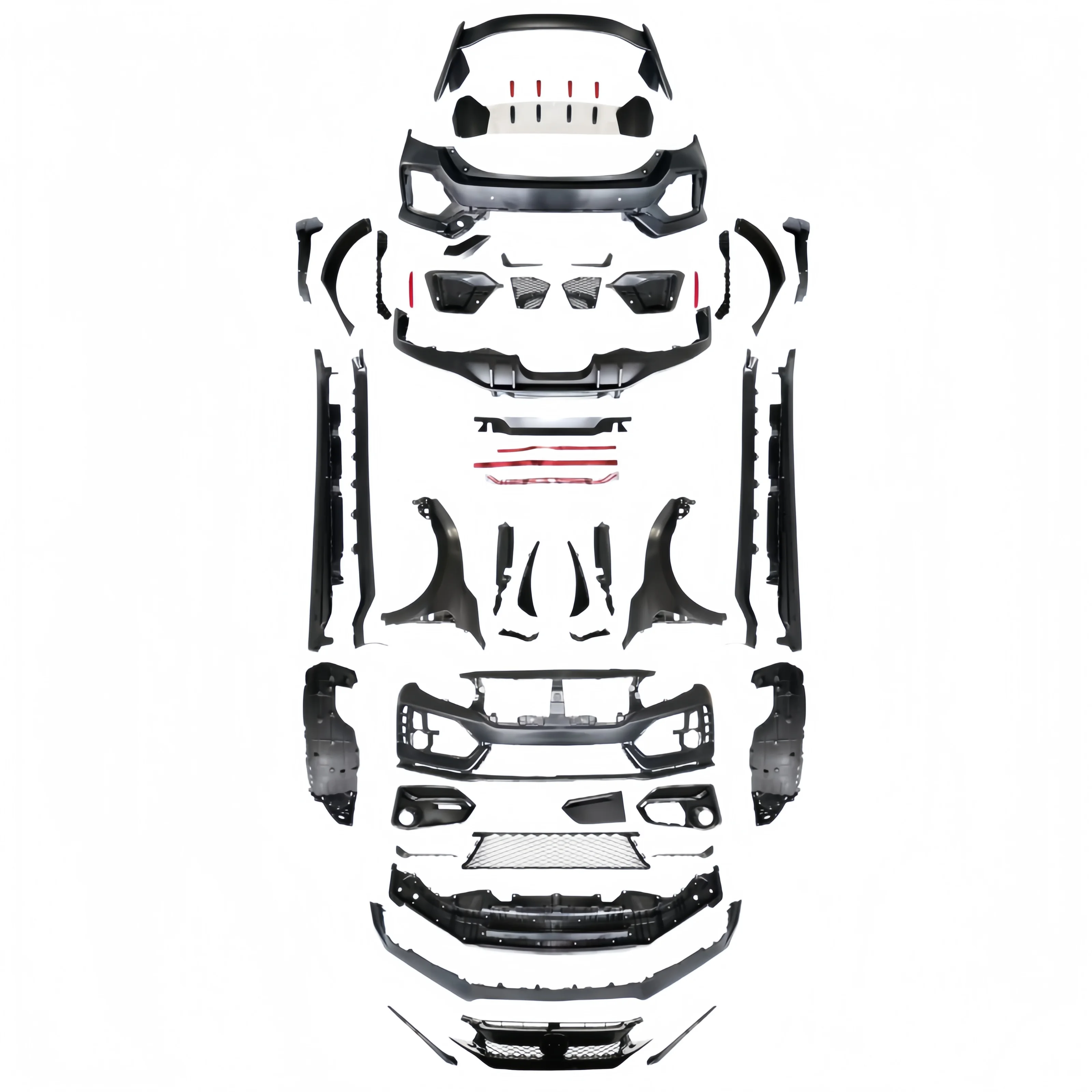 

New bumper body kit for 2020 R models for replacement and repair, one set