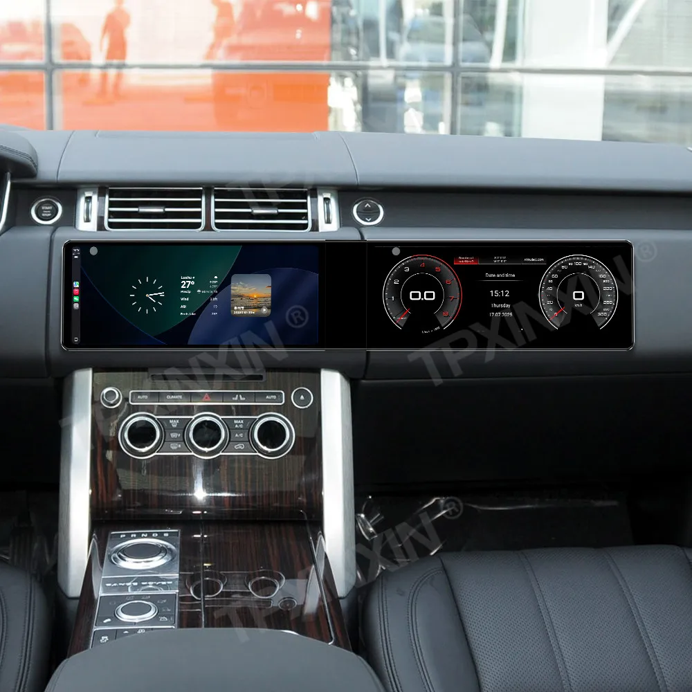 12.3‘ Dual Screen For Land Rover Range Rover Executive Edition 2013~2016 Android 13 Car Radio Multimedia GPS Navigation Head Un