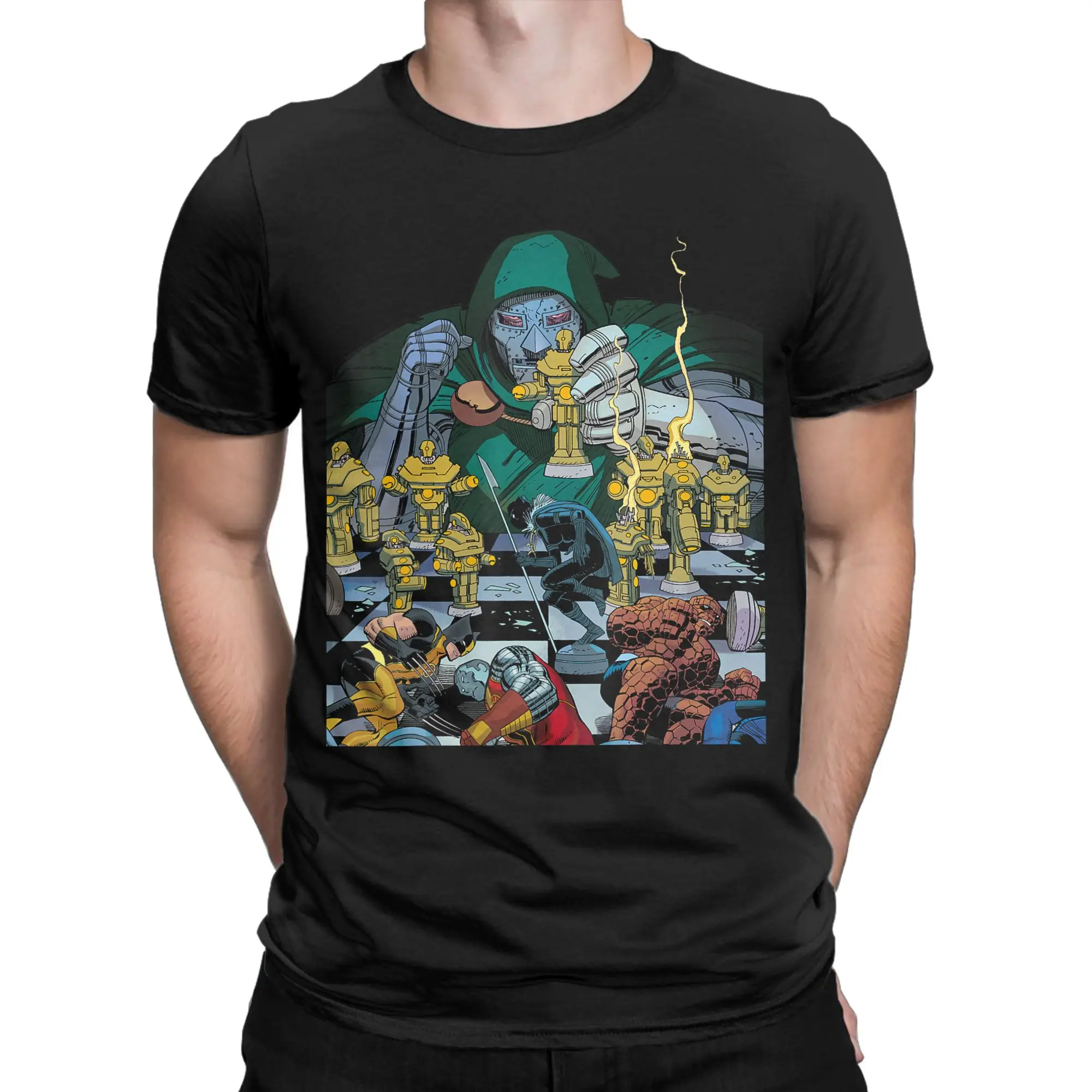 Dr Dooms T-Shirt Summer  Novelty T-Shirts Cotton O Neck Plus Size 5XL Top Tees Short-Sleeve Classic Tshirt