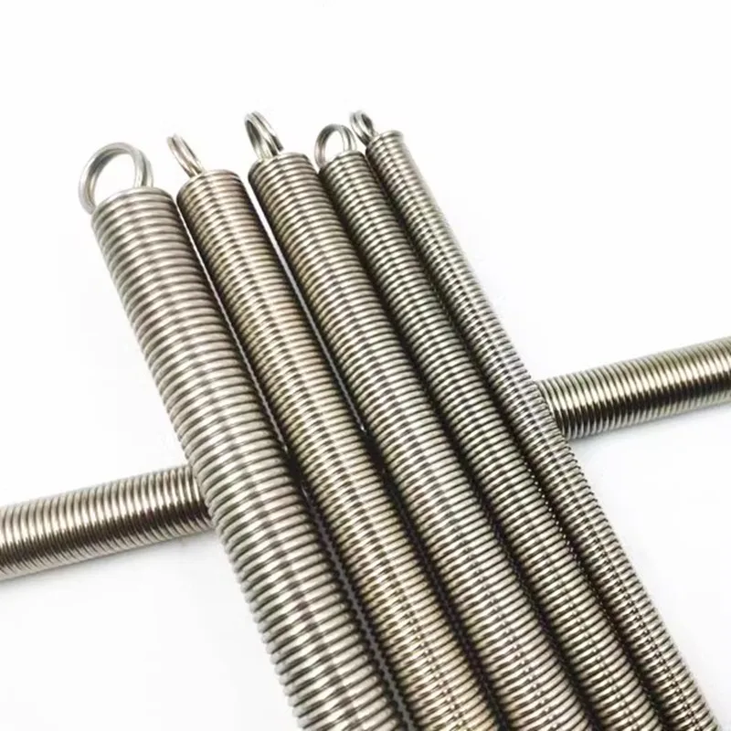 6pcs/lot 0.3x3x300mm stainless steel extension spring tension springs 0.3*3*300mm