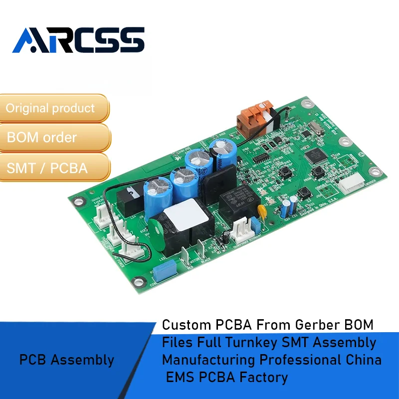 

Изготовленная на заказ печатная плата из файлов Gerber BOM Полный ключ SMT Сборка Производство профессиональной китайской фабрики EMS PCBA