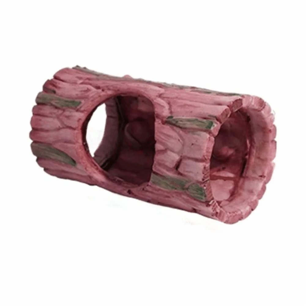 Resin Ornament Reptile Hideout Cave Tree Hollow Climbing Space Simulation Tree Hideout Easy Installation Comfortable