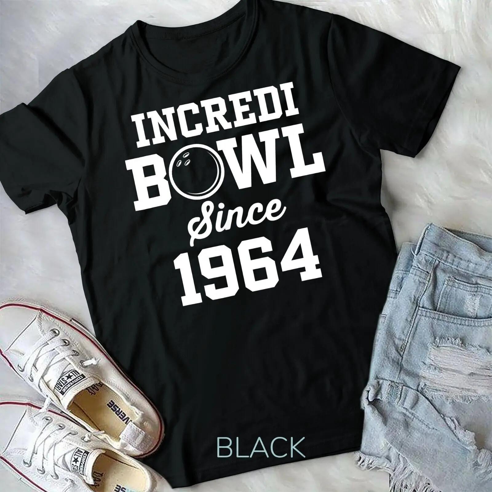 Bowling Gift for 56 Year Old Bowler 1964 56th Birthday T-Shirt Unisex T-shirt