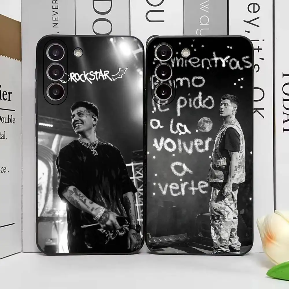 Модный жесткий чехол D-Duki Fashion Rapper из черного мягкого силикона для Samsung Galaxy A73, A72, A71, A70, A53, A52, A51