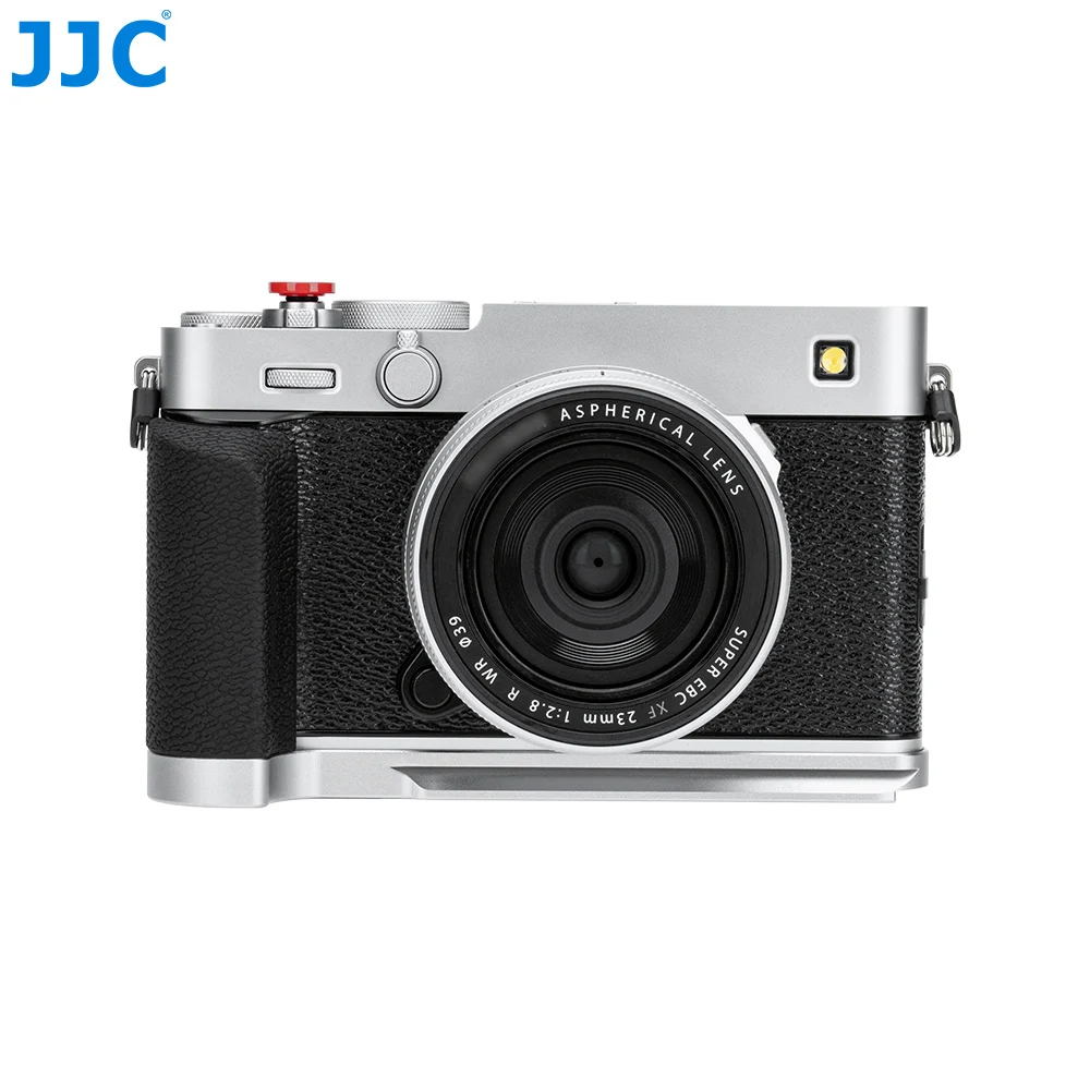 JJC Metallhandgriff für Fujifilm X-E5 spiegellose Kamera, rutschfester Handgriff mit SD-Kartensteckplatz, L-Halterung, Handgriff mit Arca Swiss – Detail 9