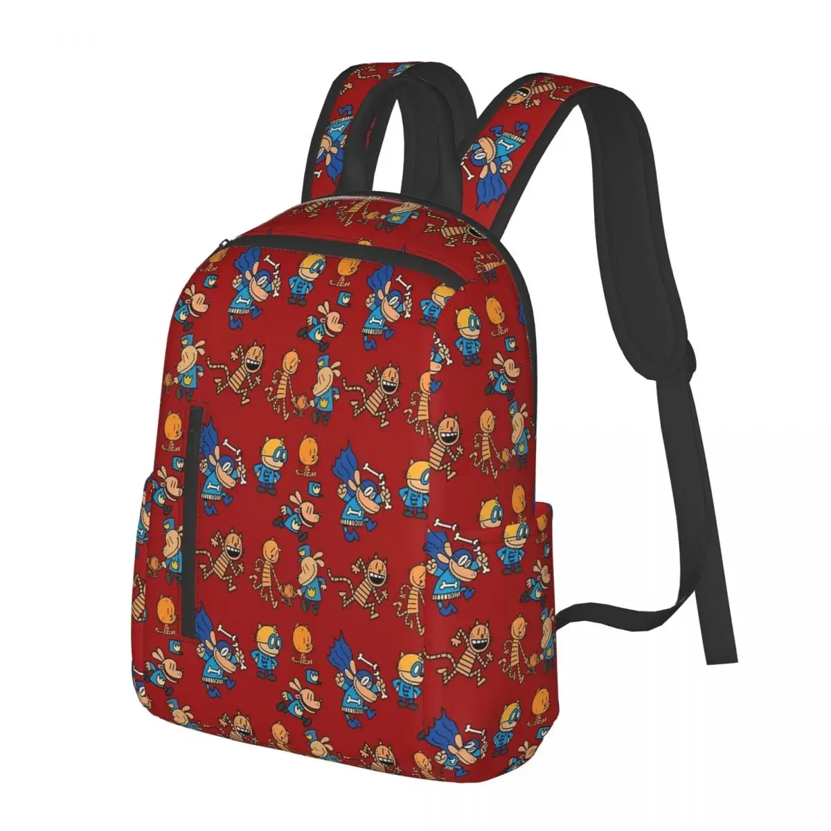 Dog Man, Petey, Lil Petey Combo Set Pack Student Backpack School Bag Hiking Travel Daypack for Boys Girls Bookbag Shoulder Bags