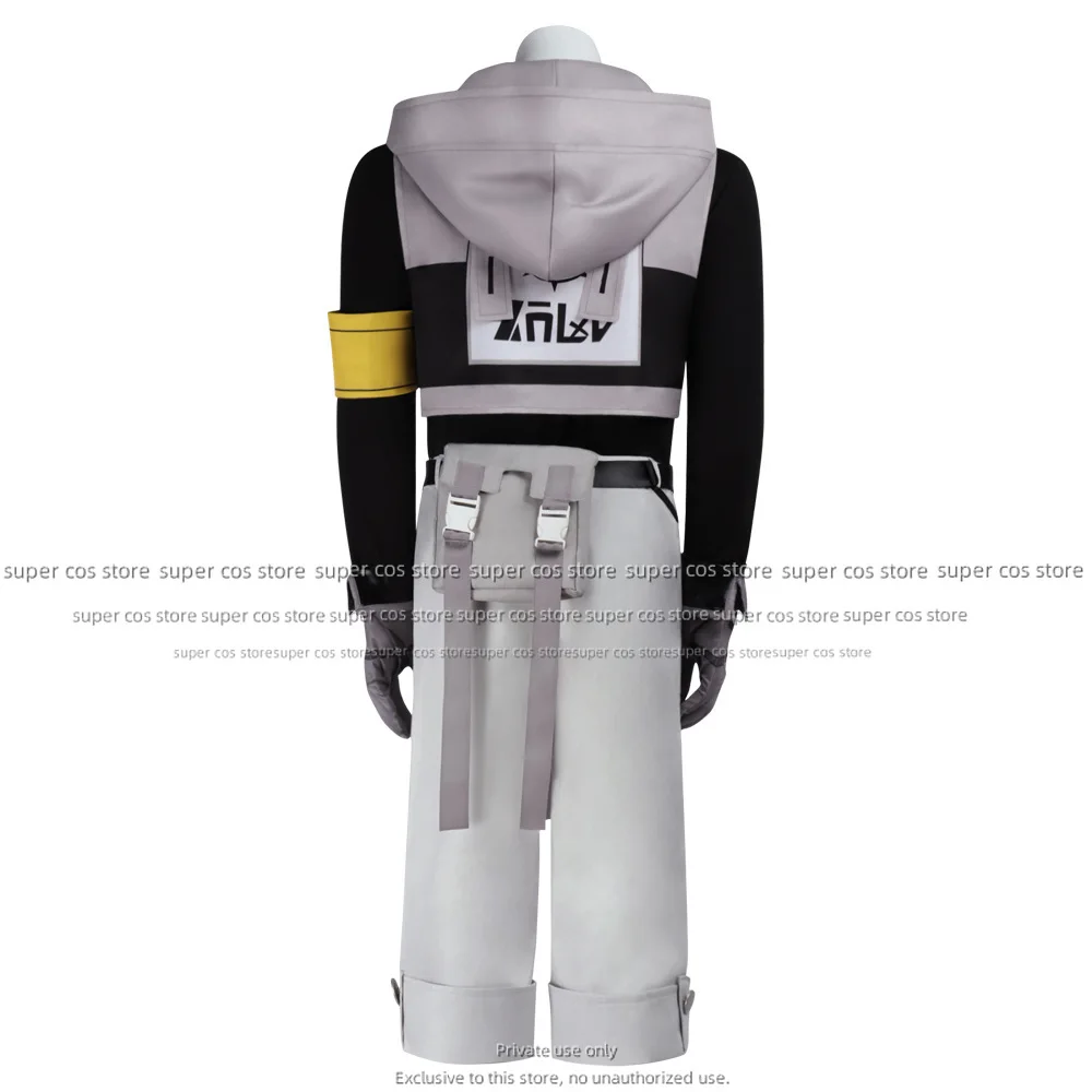Gachiakuta Rudo Surebrec Anime Costume Cosplay Uniforme Felpa con cappuccio Guanti Akuta Detergenti Halloween Carnevale Puntelli del partito per le donne Uomini