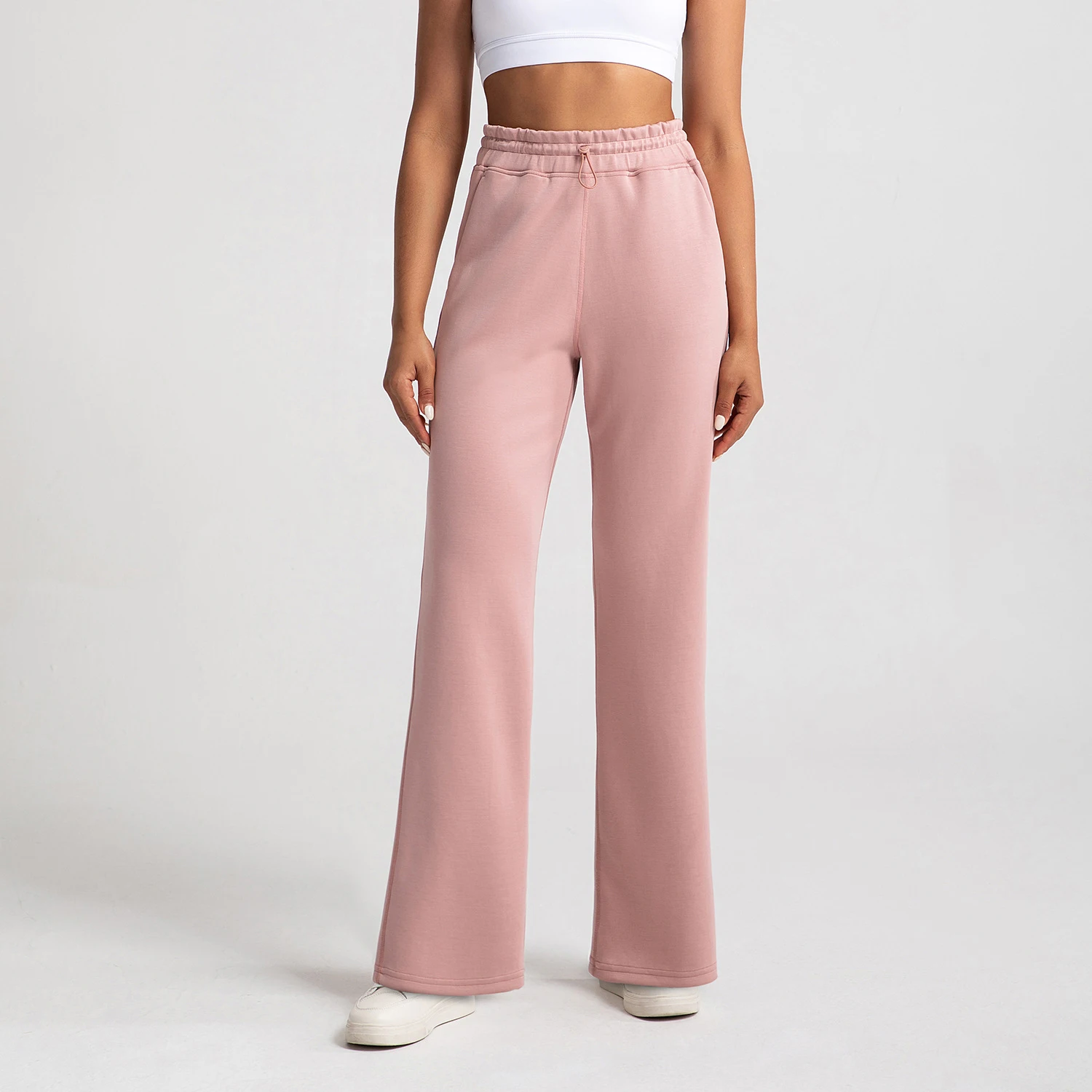 خريف شتاء المرأة صالة السراويل الرمال غسلها مشروط طبقة الهواء النسيج عالية الخصر فضفاضة تناسب الجري اليوغا #6