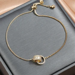Fashion Gold Color Chain Bracelet New Trendy Hip Hop Punk Party Jewelry Accessories Women Men