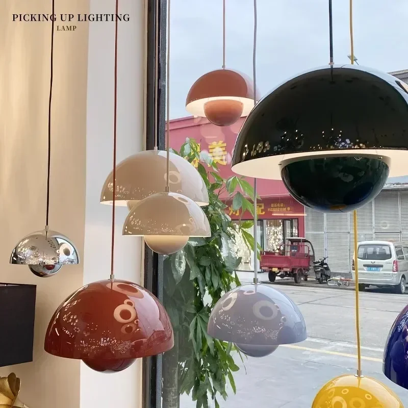 

23cm Creative Chandelier Bedroom Study Restaurant Pendant Lights Decorative Lamp Multi-color Optional Modern Bud Indoor Lighting