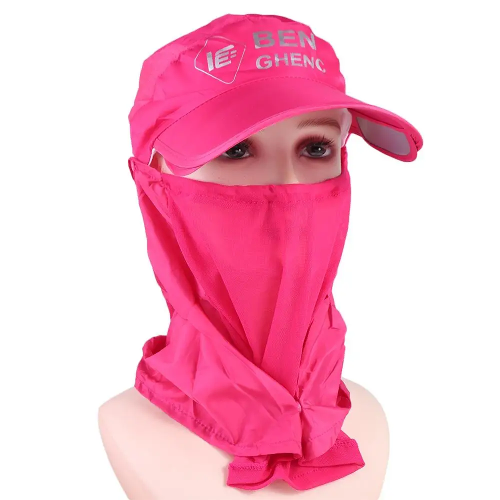 قبعة واسعة الحواف للحماية من الشمس للحماية من الأشعة فوق البنفسجية، قبعة دلو قابلة للتنفس مع غطاء للرقبة، تبريد مع غطاء للرقبة #6