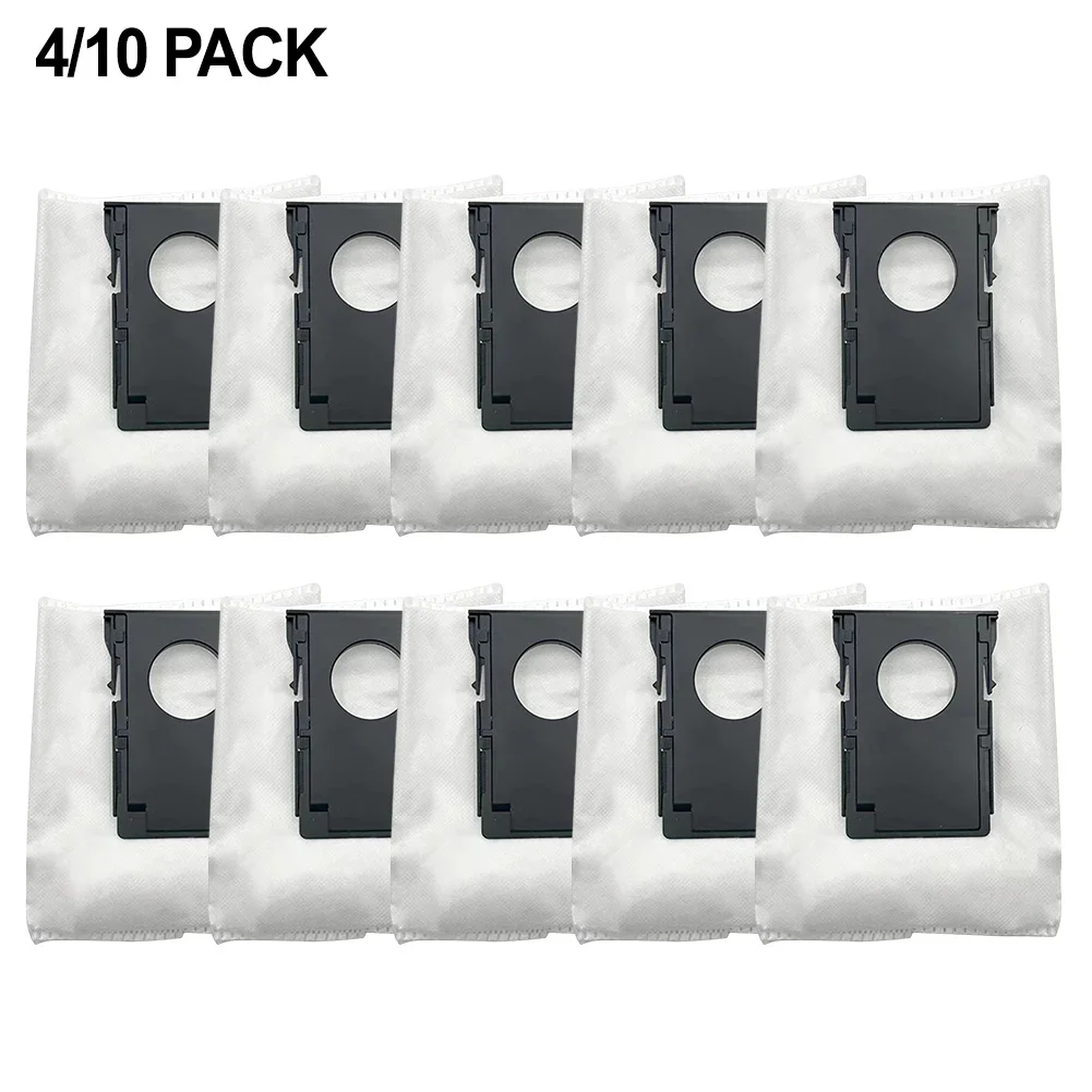 4/10 Pcs Dust Bag Accessories Compatible For Midea W20 / W20 Pro Robot Vacuum Cleaner Sweeping Roboat Vacuum Cleaner Accessories