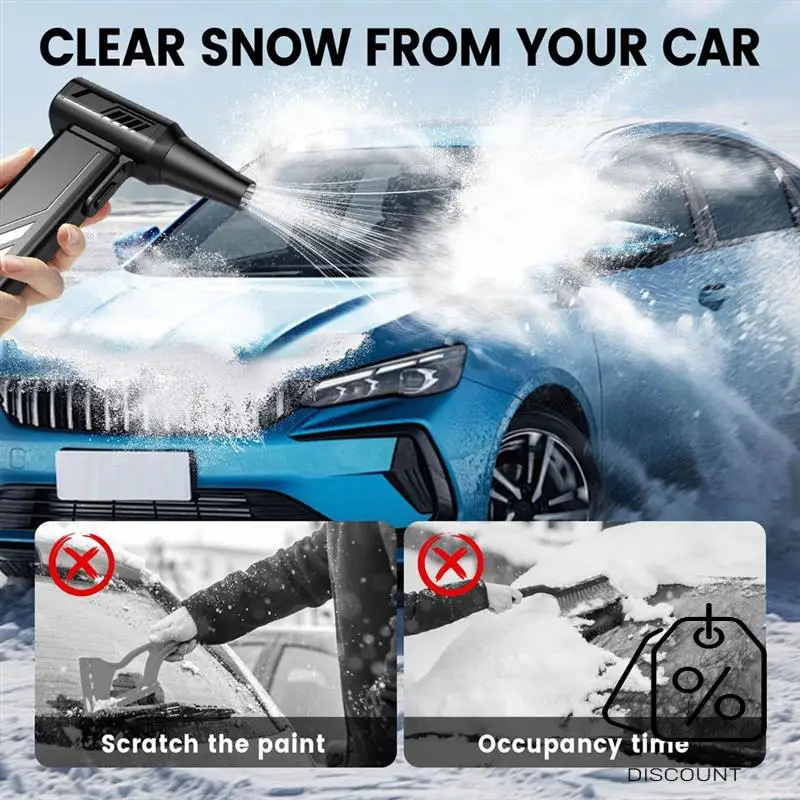 BAAG-Compressed Air Duster,Turbo-Fan-Pc Duster Electric Brushless 300000RPM-Air Duster Blower Portable Jet Turbo Fan