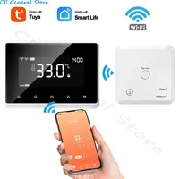 Smart WiFi Thermostat,Tuya RF Wireless Temperature Controller For Gas Boiler Water Heating,Works With Alexa Google Home Control