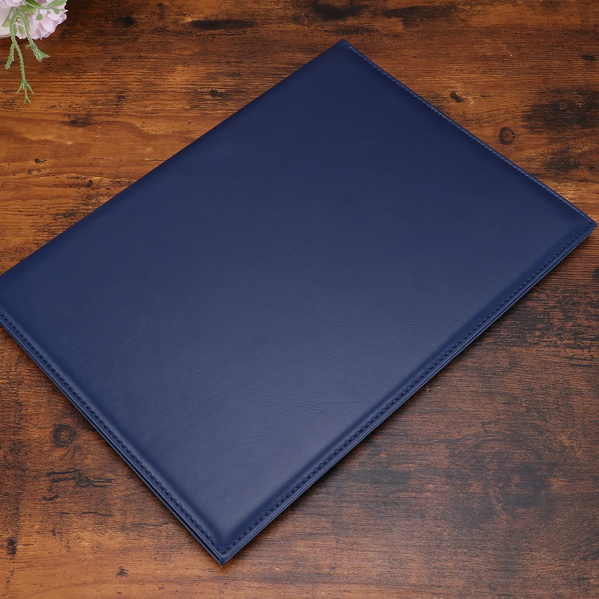 

A4 Leatherette Certificate Holder Blue Padded Display Case for Awards Diplomas Employees Volunteers Home Office Use