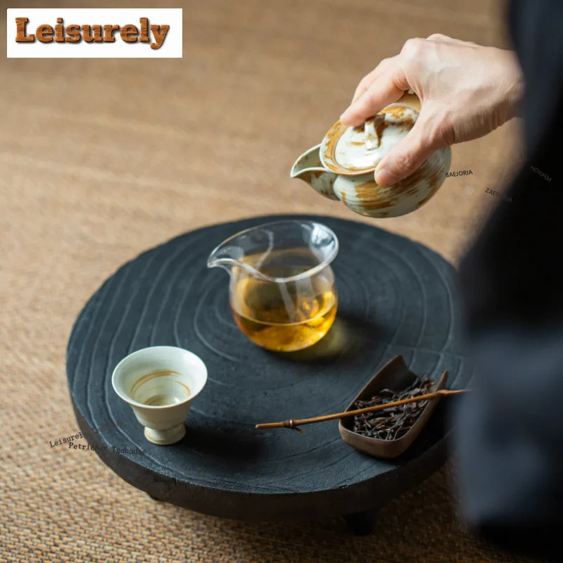 HOYIHM 155ml Wabi Sabi Style Teapot Ancient Tea Infuser Pot Household Tea Making Kettle With Strainer Tea Teaware Collection Cha