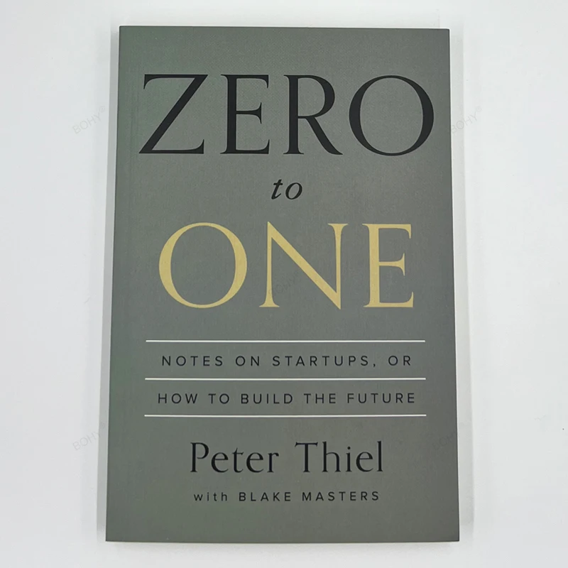 Zero To One By Peter Thiel with Blake Masters Notes on Startups How To Build The Future Encourage Books