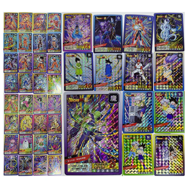 Anime Dragon Ball DIY ACG Tabletop Battle Game Laser Cards Son Gohan Android 17 Toys for boys Collectible Cards Birthday Present