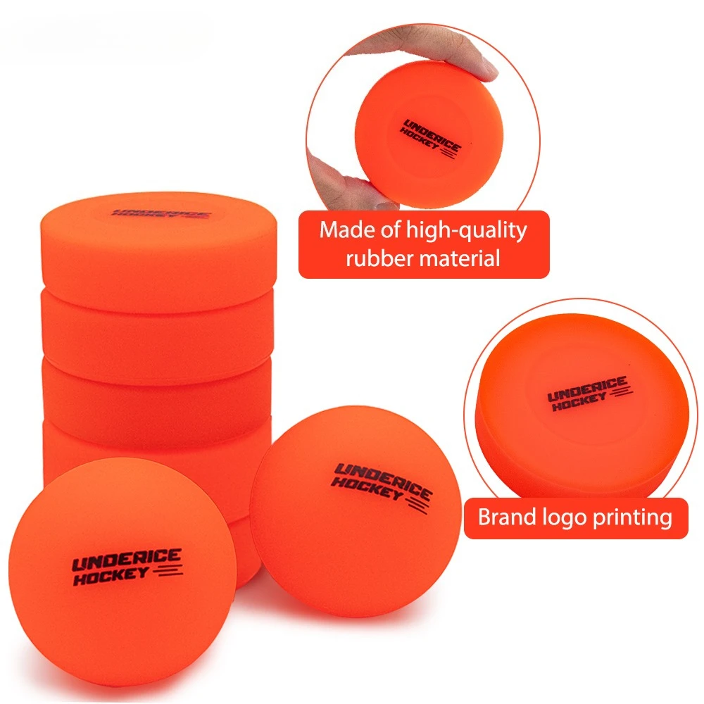 2pcs Ice Hockey Pucks Roller Road Hockey Round Roller No-Rebound Ball Street Ice Hockey Training Puck Sports Supplies