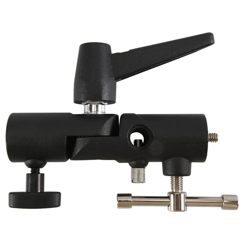 NEW HOT In Stock-Umbrella Swivel Holder Bracket 1/4 Inch 3/8 Inch For Studio Photo Speedlight Light Stand Photo Studio Accessori