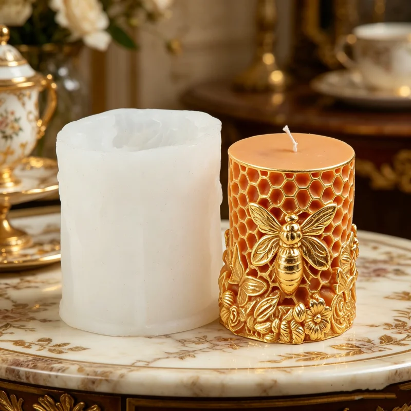 แม่พิมพ์เทียนซิลิโคนรูปผึ้งและ - Candle. Queen บทวิจารณ์และราคา
