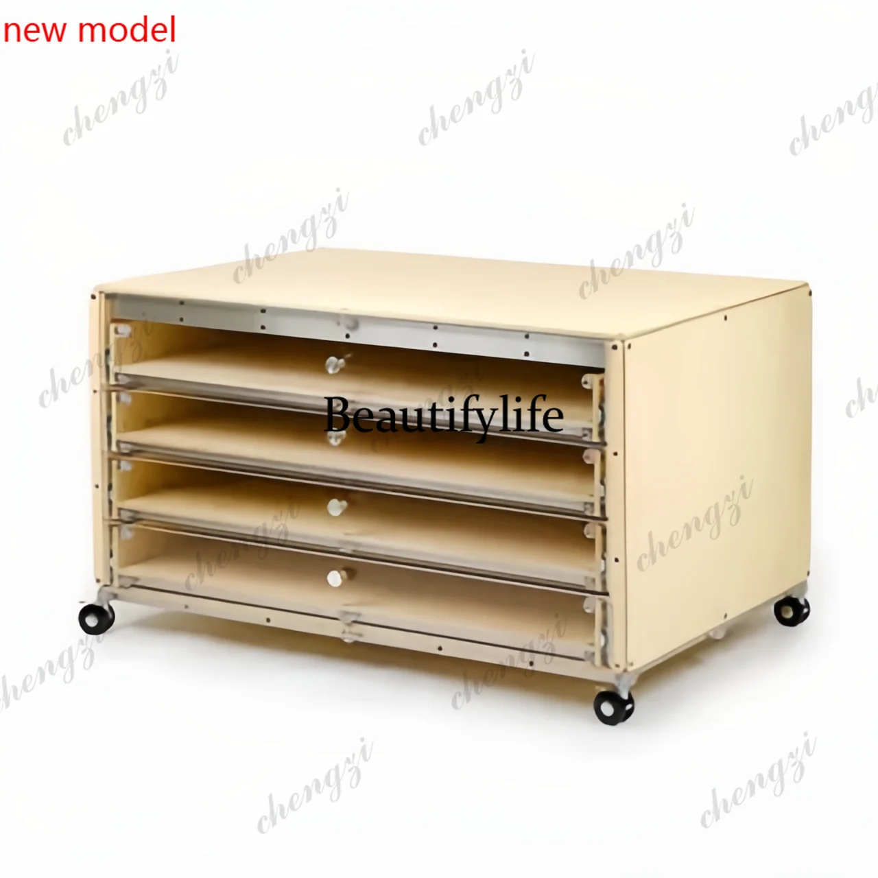 DD182Movable multi-layer side cabinets, displays, medieval clothing store Nakajima, jewelry display cabinets