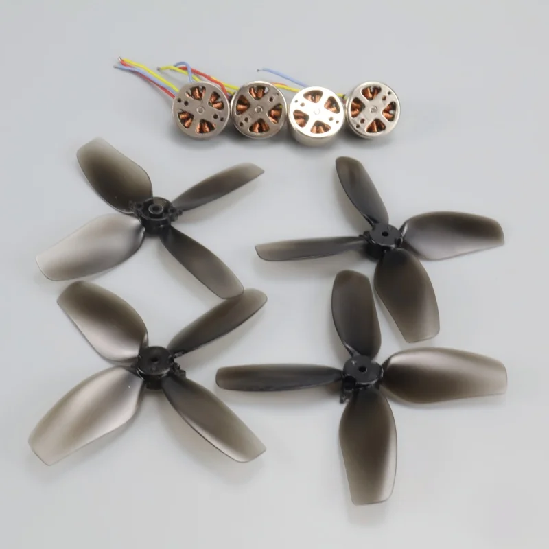 4pcs 1503 Brushless Motor and 1503 Paddle FPV Drone Remote Control Model Aircraft Toy Electric Accessories