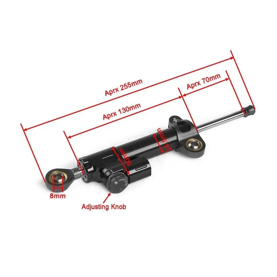 21 Levels Adjustable Steering Damper Universal For BMW S1000RR S1000R R1200ST