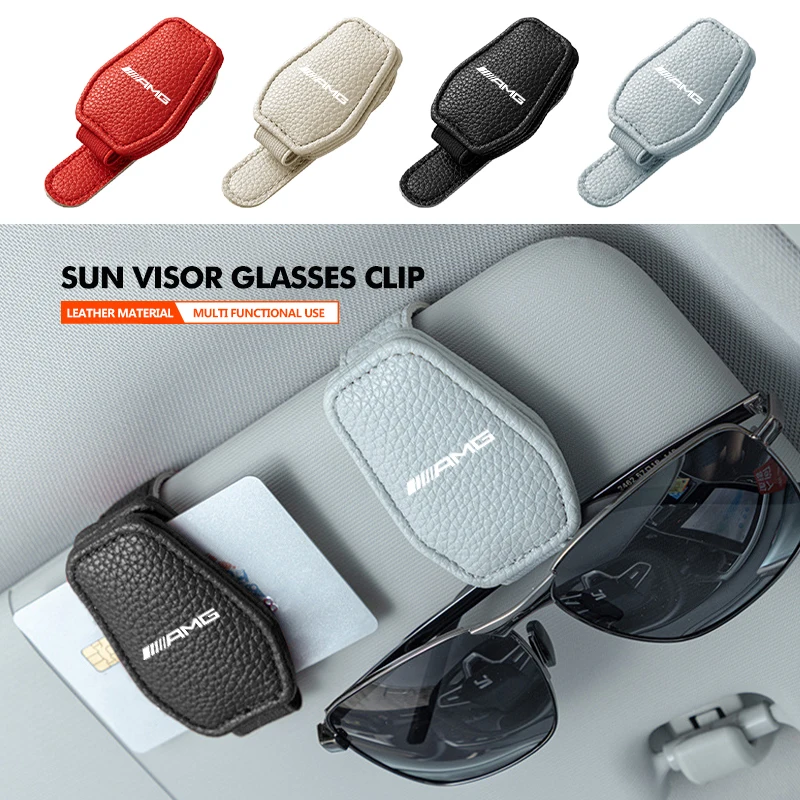 clipe-de-Oculos-para-carro-suporte-de-Oculos-de-sol-organizador-para-mercedes-benz-amg-w204-w205-w203-w211-w201-w210-w108-w124-w126