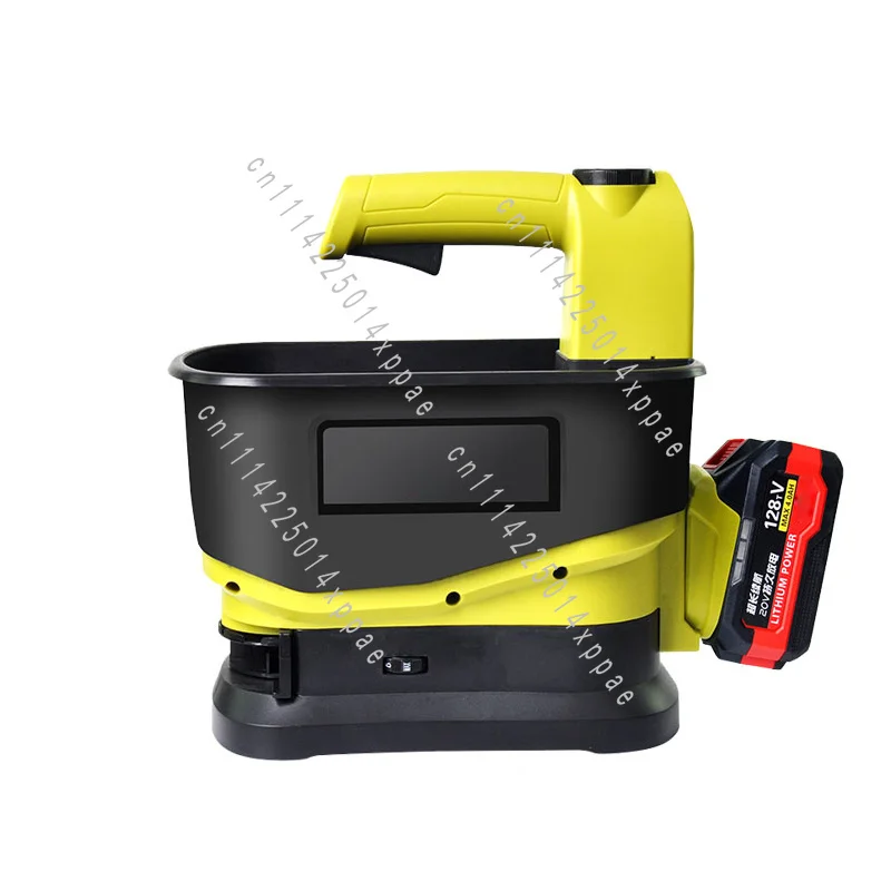 Melt Year-Round Tool​​ Fit 20v Battery Salt Spreader Handheld 5.5L Hopper For Lawn Grass Seed Fertilizer Rock Salt Ice