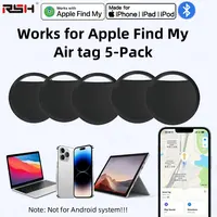 Paquete de 5 etiquetas Smart Air (solo IOS), funciona con Apple Find My (solo iOS), rastreador inteligente de posicionamiento Global GPS para llavero, billetera de coche