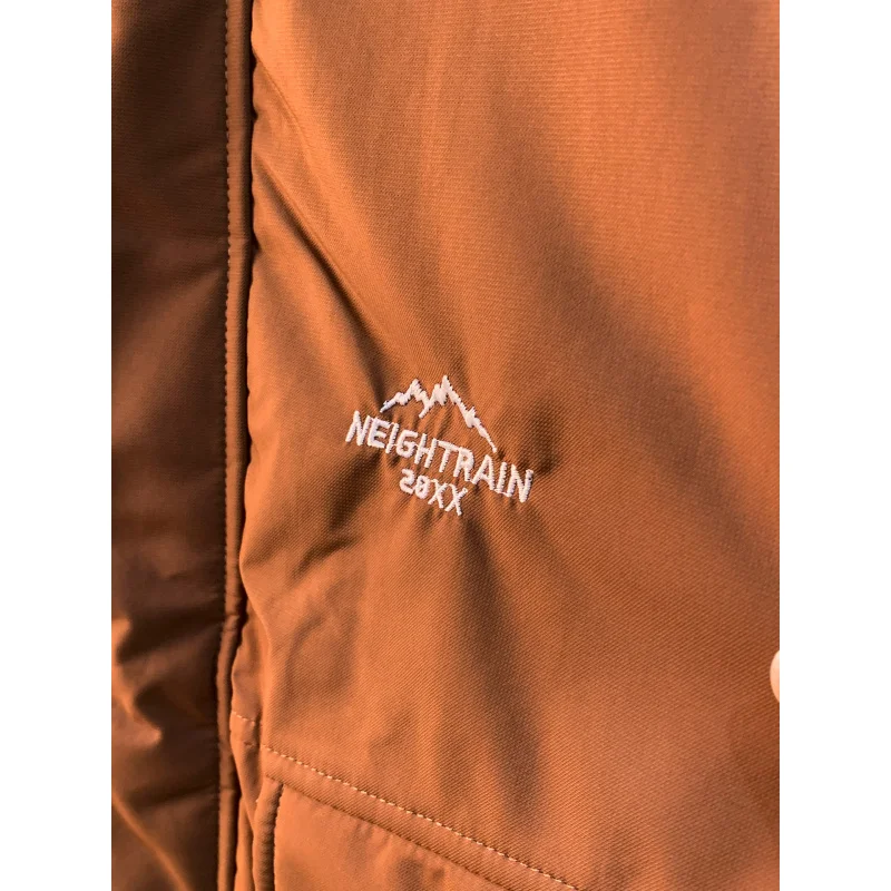 سترة بغطاء للرأس مقاومة للبرد في الهواء الطلق للرجال في فصل الشتاء مقاومة للرياح مع سترة دافئة من الصوف المضافة #4