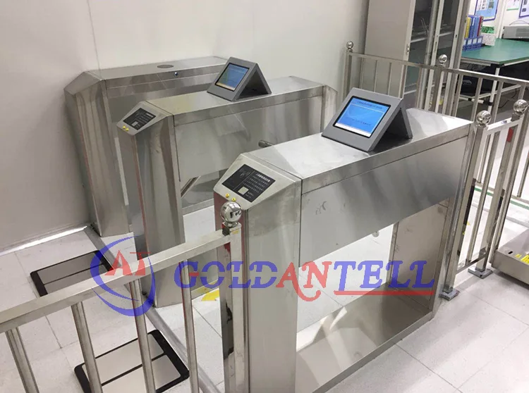 Wholesale Qr Code Fingerprint Esd Security Face Recognition Entrance Turnstile Gate Thermal Camera Qr Code Fingerprint Esd