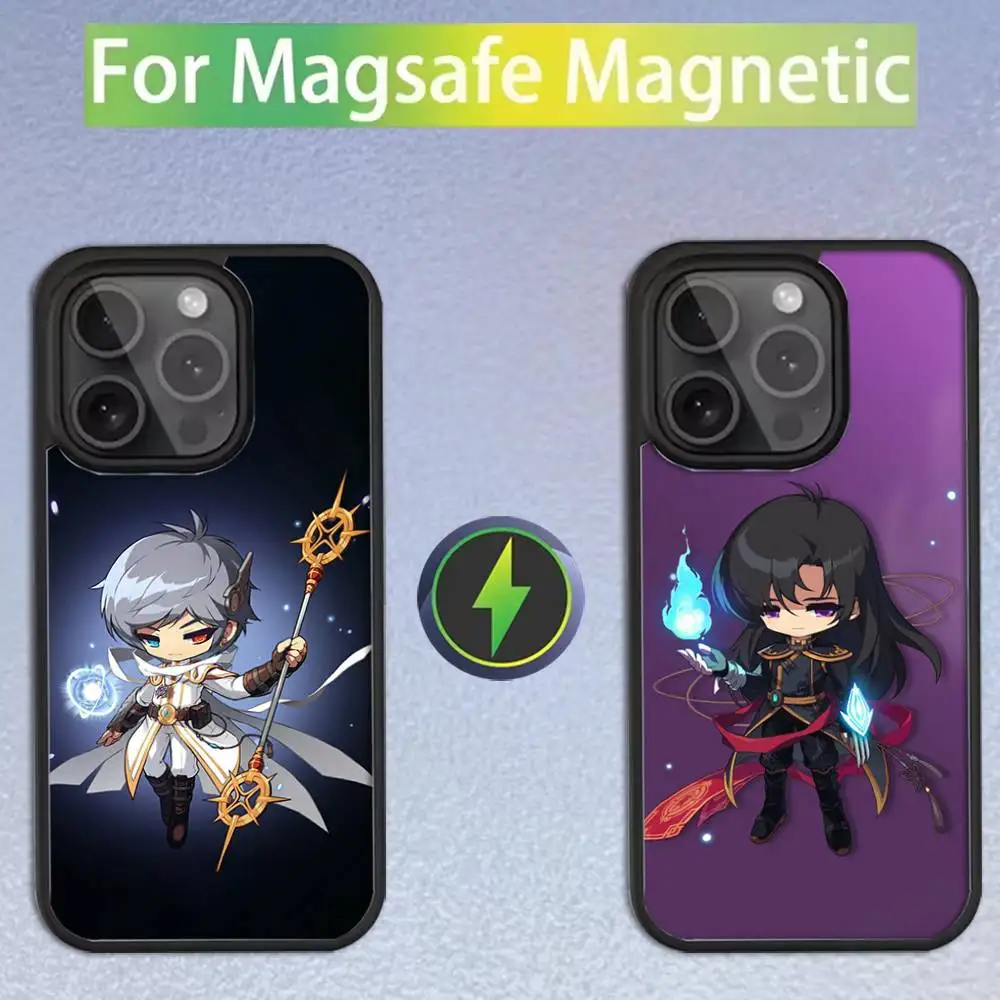 

Cute M-Maplestory Game Phone Case For iPhone 17,16,15,14,13,12,11,Pro,Max,Plus,Mini,SE4,E For Magsafe Wireless
