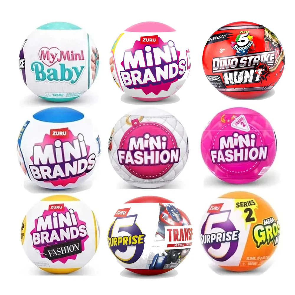 Juguete sorpresa Zuru mis Mini marcas Kawaii figura de comida para bebés juguetes en miniatura caja ciega misteriosa juguetes coleccionables originales de regalo para niños